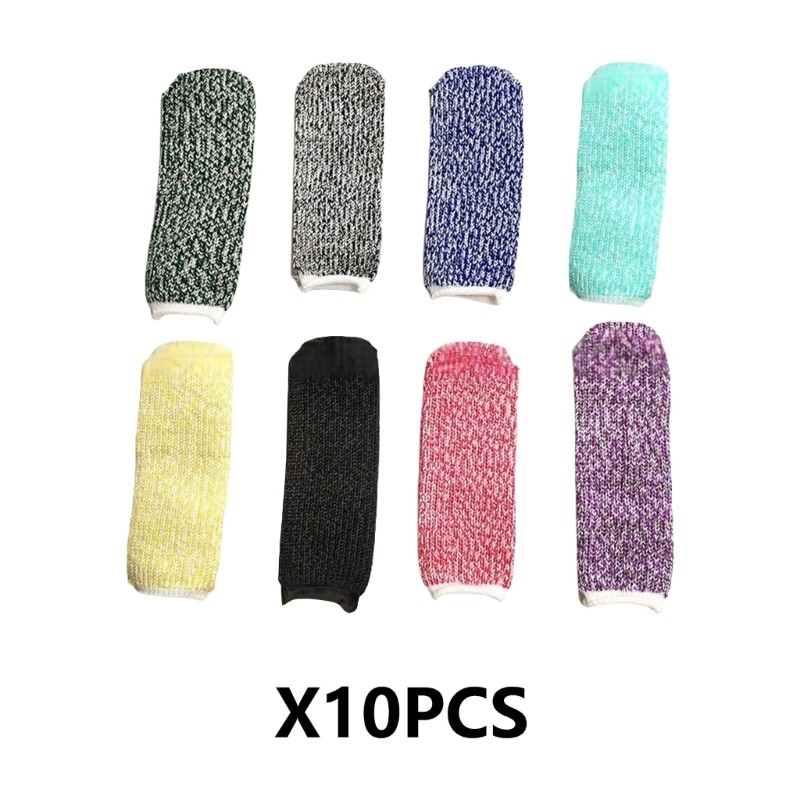 10 Pieces Elastic Finger Guards For Sculpture Use In Work And Hobby