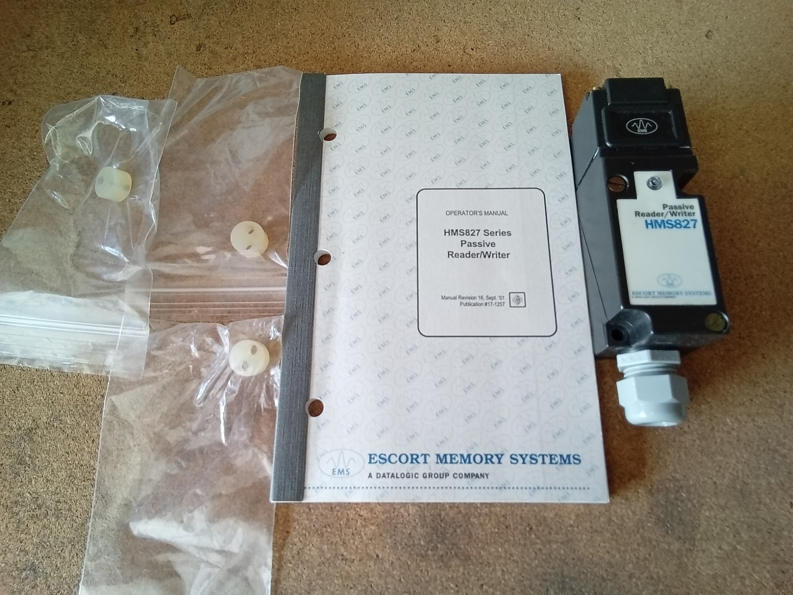 Escort Memory Systems Passive Reader-Writer HMS827 With Manual