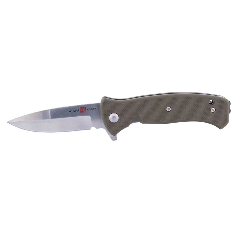Al Mar Knives Sere 3In Folding Knife, Green
