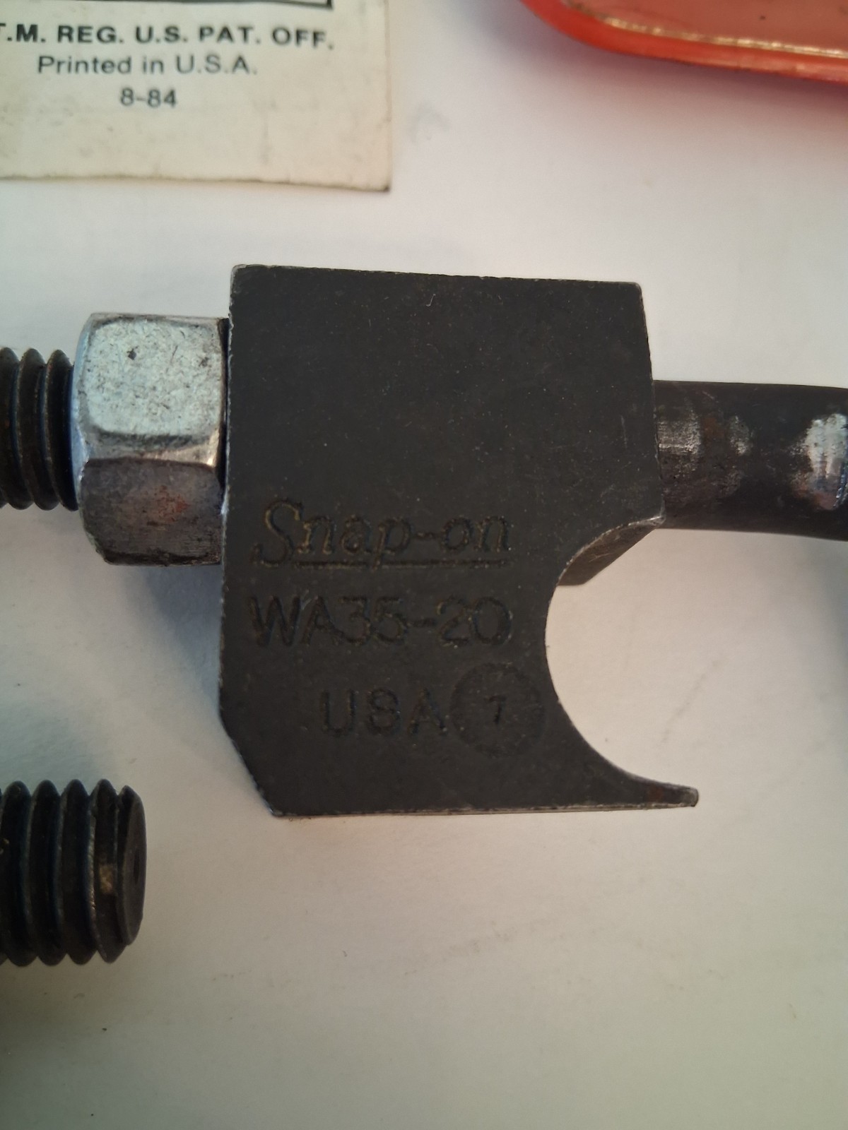 SNAP-ON WA35 Tool CASTER - CAMBER Adjusting Tool for Ford, Mercury & Lincoln