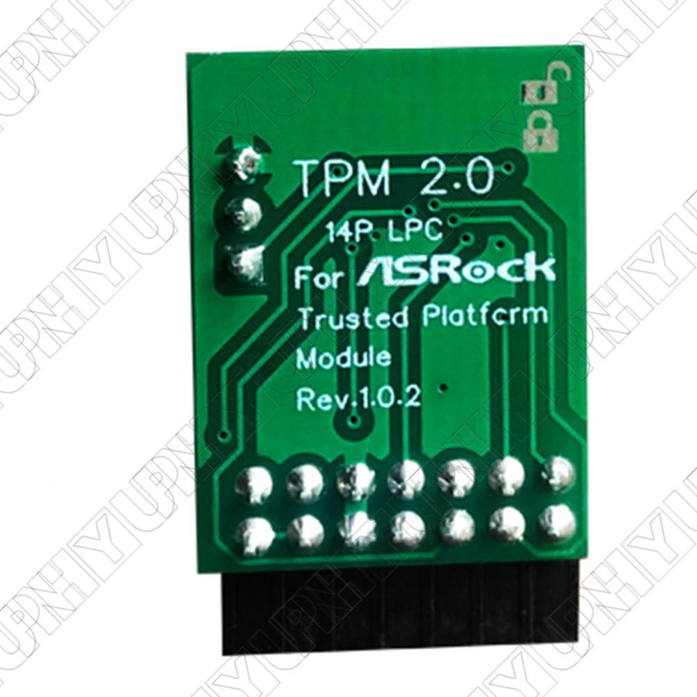 1 x TPM 2.0 Module Security Module Board For 14 PIN LPC Motherboard