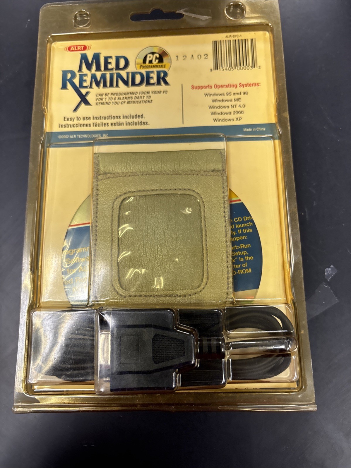 ALRT Med Reminder Medication Alarm with Carrying Case
