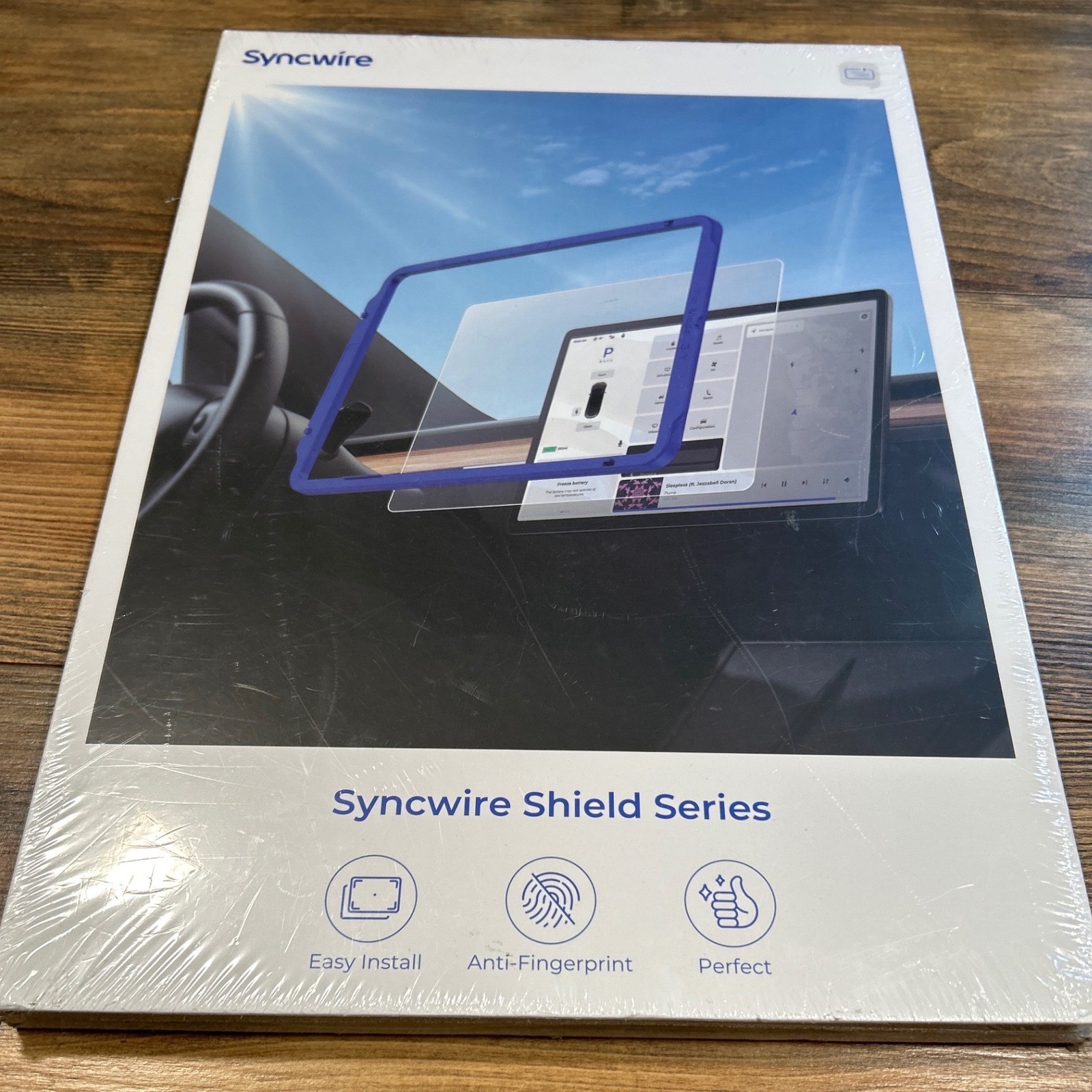 Syncwire Shield Series 15 Matte Tempered Glass Screen Protector for Tesla SW2067