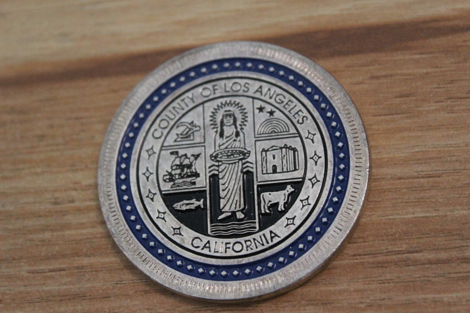 County of Los Angeles Public Works Challenge Coin