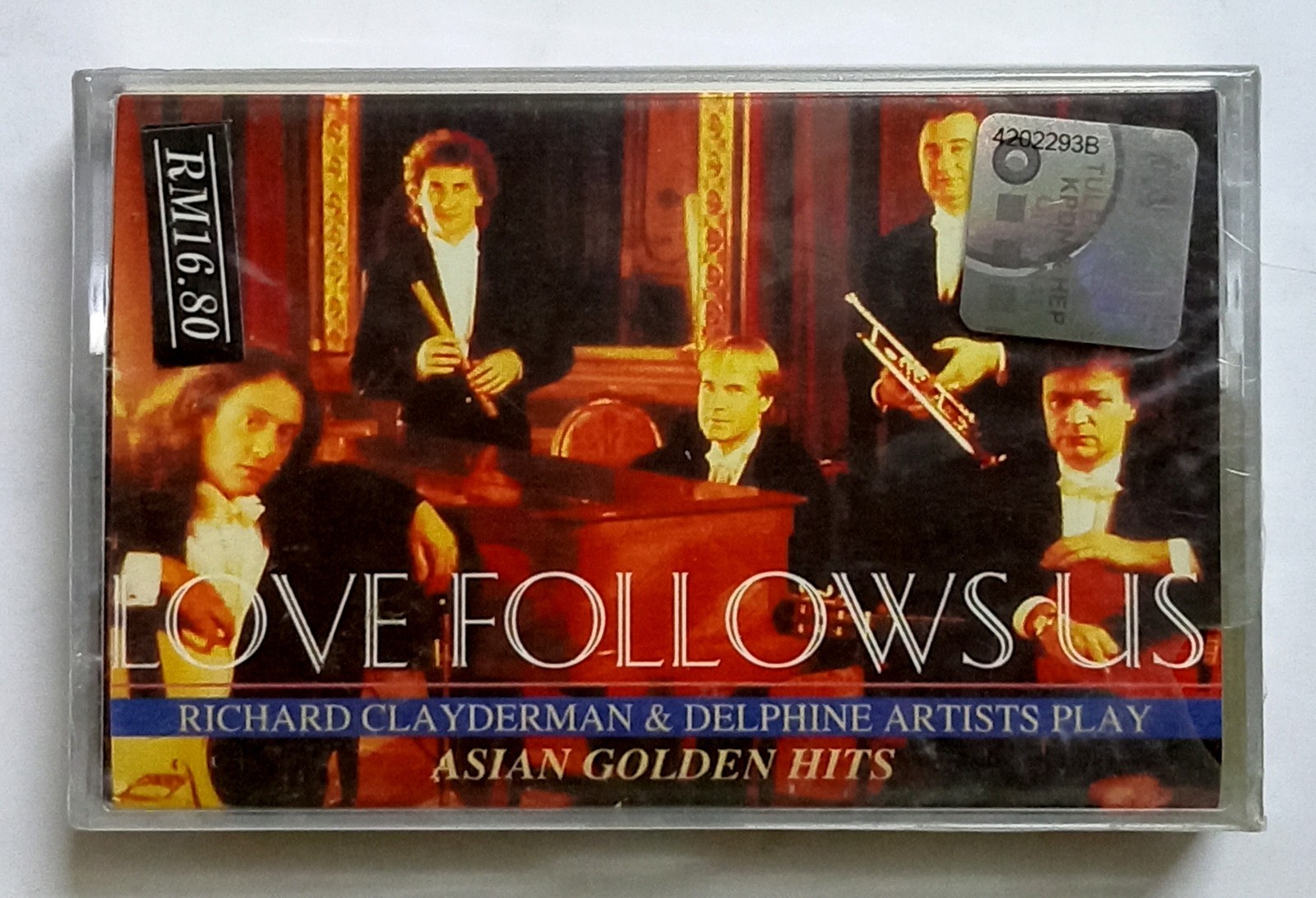 Love Follow Us Richard Clayderman & Delphine Artists Malaysia Cassette Brand New