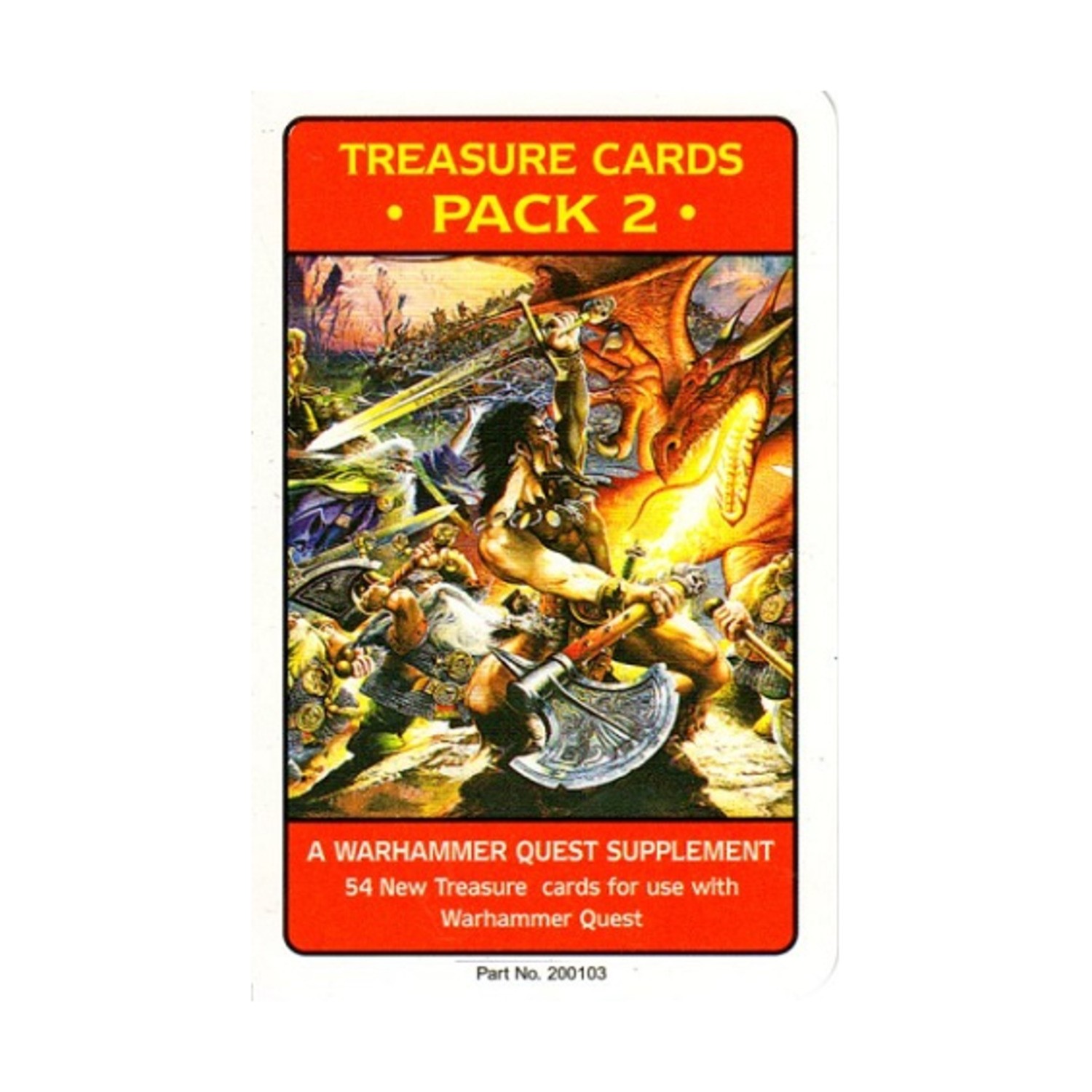 GW Warhammer Quest Treasure Pack #2 Pack NM