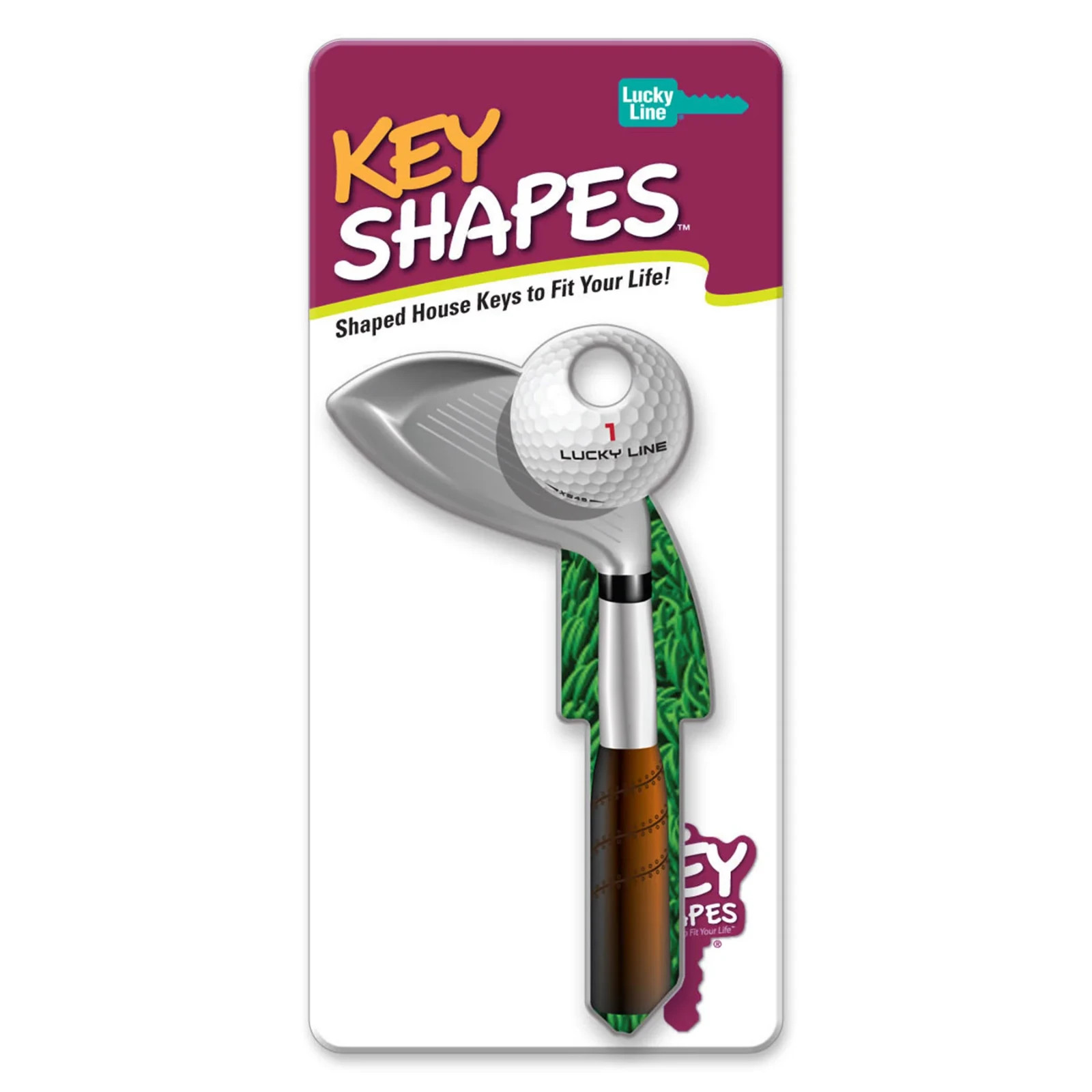 LUCKY LINE B119K GOLF CLUB KWIKSET KW1 KEYWAY HOUSE KEY SHAPES