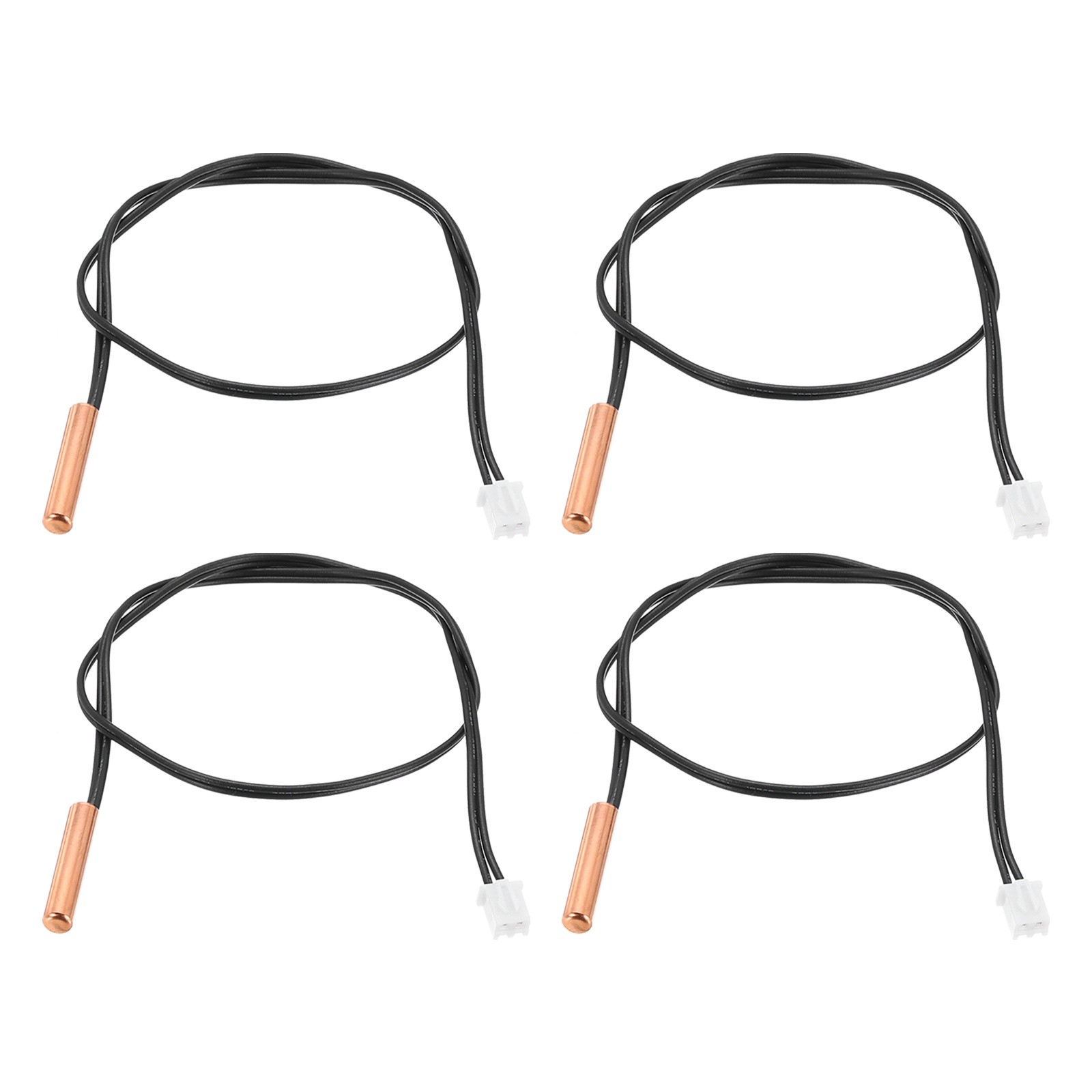 4Pcs 100K NTC Thermal Sensor Probe, 15.7" Cylindrical Sensitive Temp Sensor