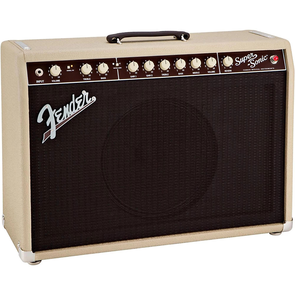 Fender Super-Sonic 22 22W 1x12 Tube Guitar Amp Blonde