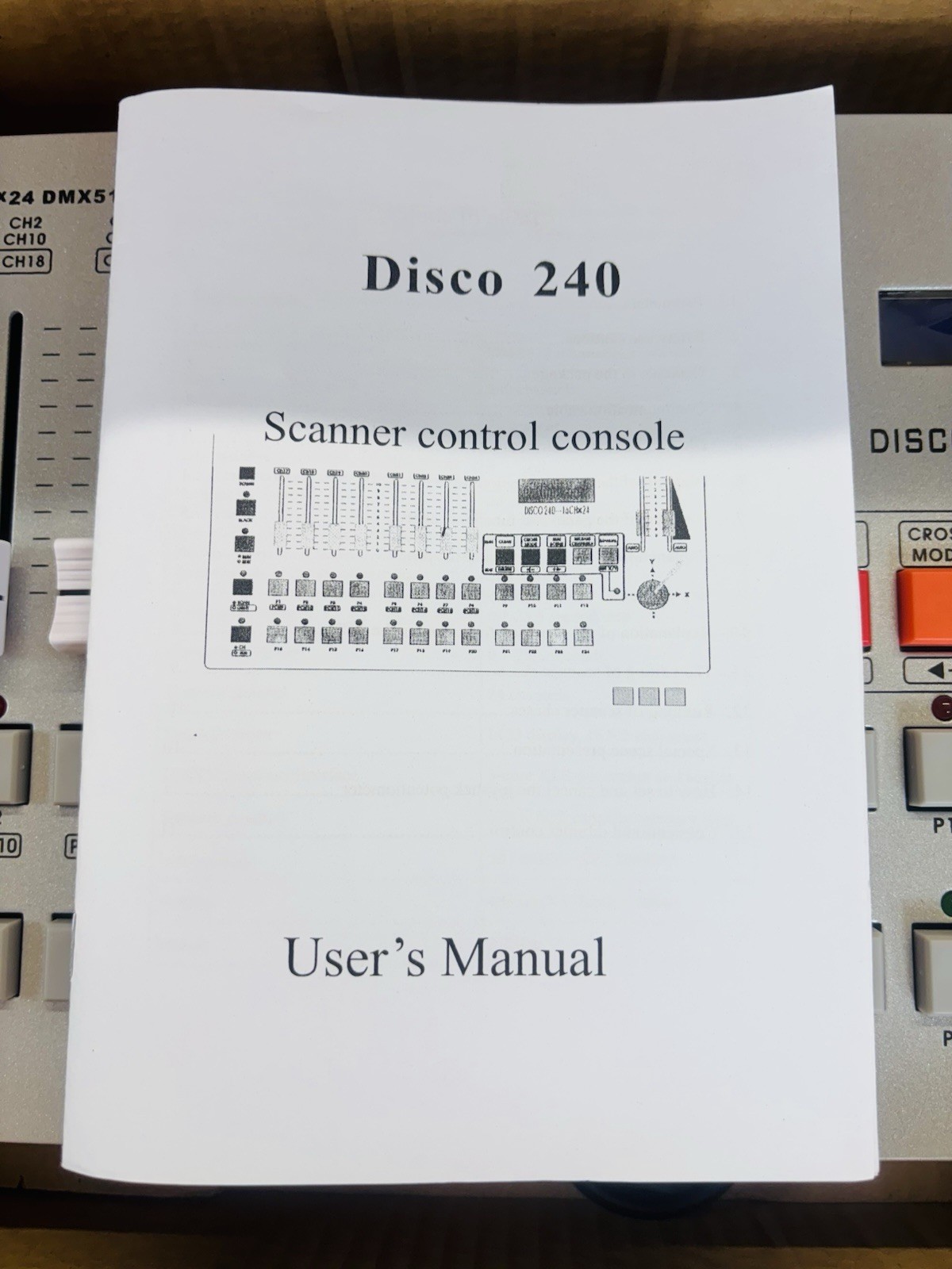 New Disco 240 DMX512 Console Dimmer Stage Lighting DJ Controller