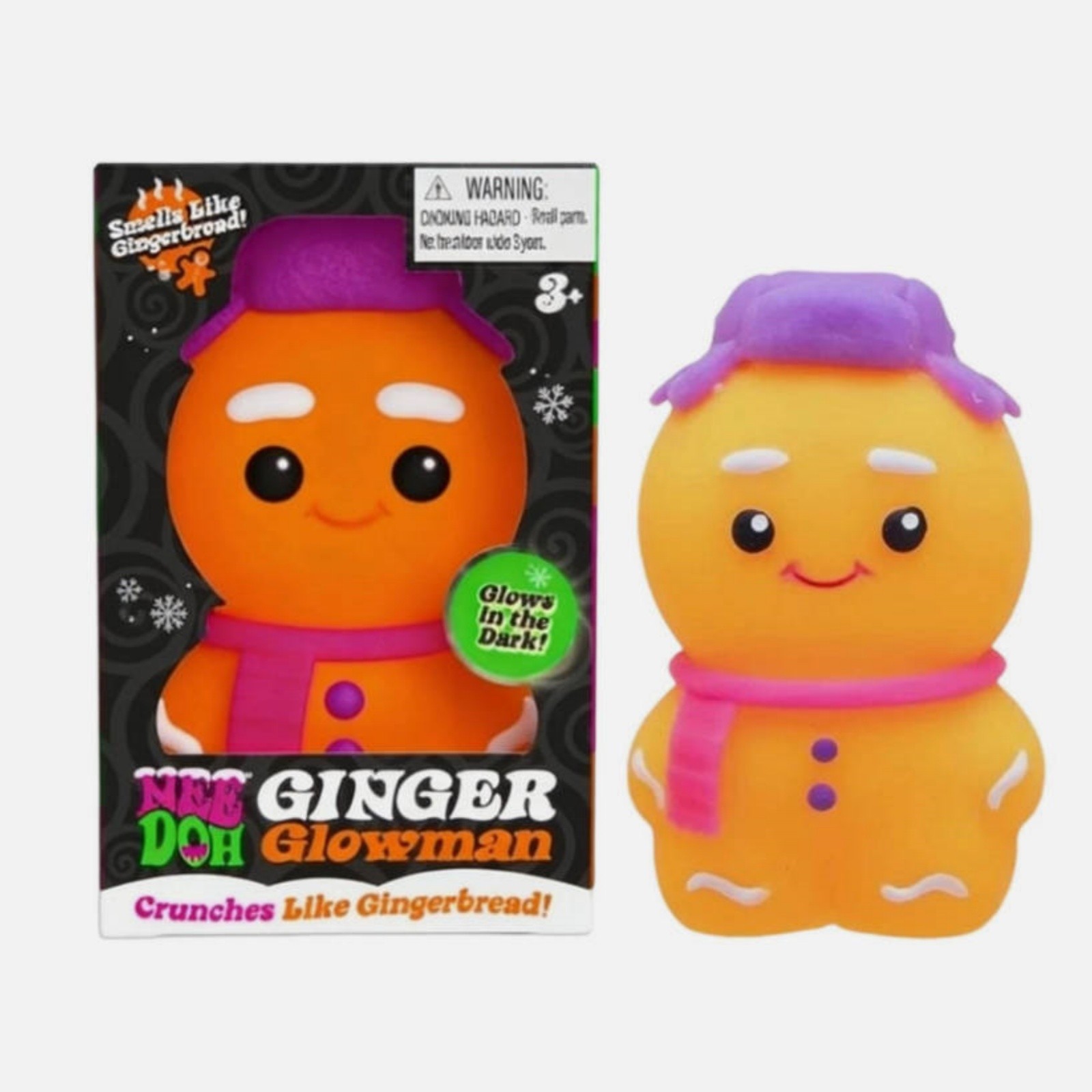 New In Sealed Box NeeDoh Squishmas Ginger Glowman 🔥 ULTRA SUPER RARE