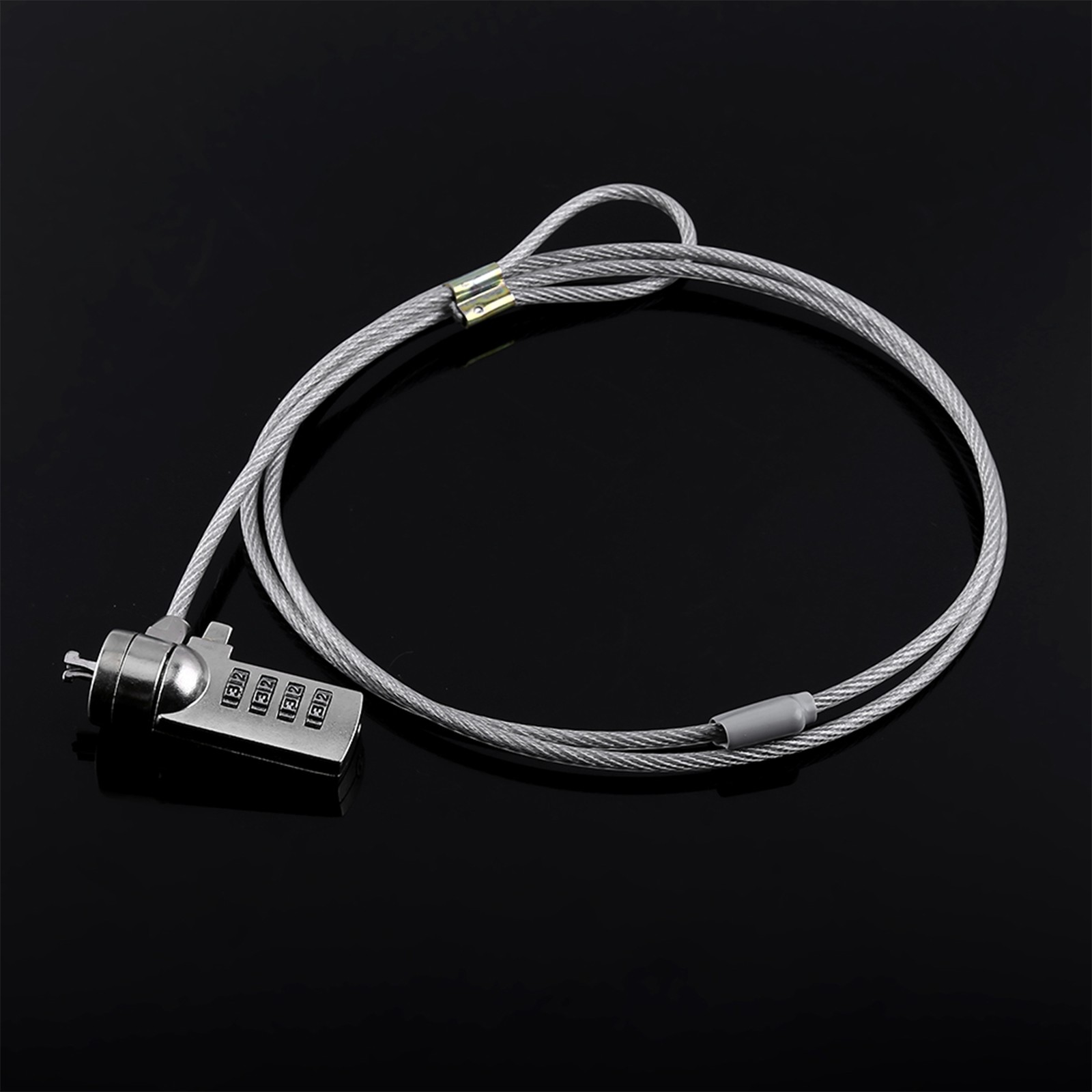 Laptop Combination Security Lock Cable Chain Theft Deterrent 4 Digit