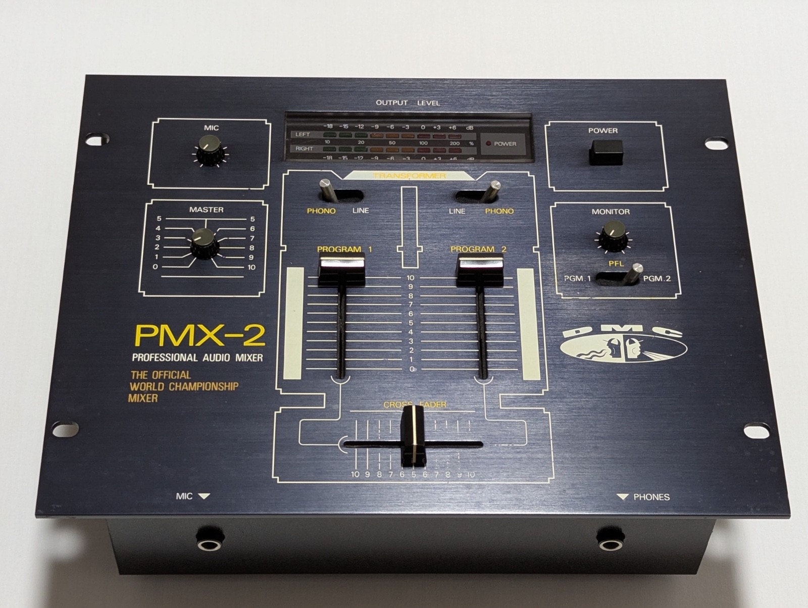 DMC PMX-2 Professional Audio Mixer Official World DJ Championship Mixer Melos