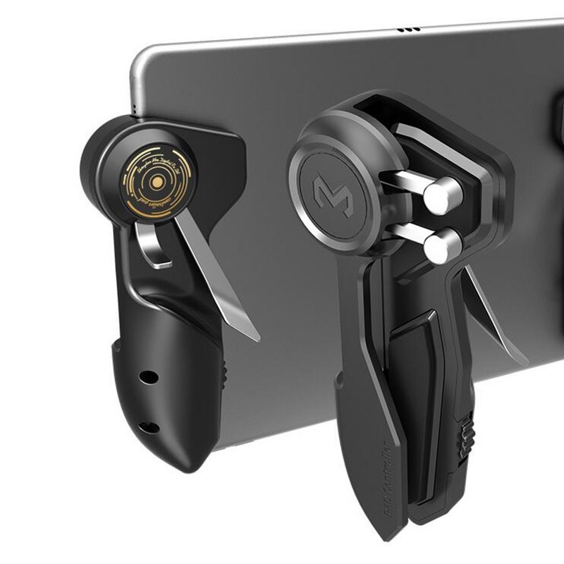 Trigger Joystick Game Controller 6 Finger Operations Button For iPad PUBG Tablet