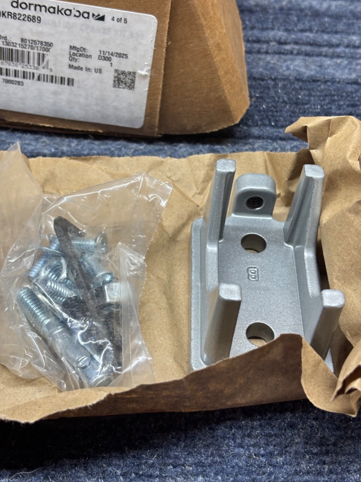 Dormakaba Mullion CP&BSE Kit For Exit Devices RM0KR822689 (K3)