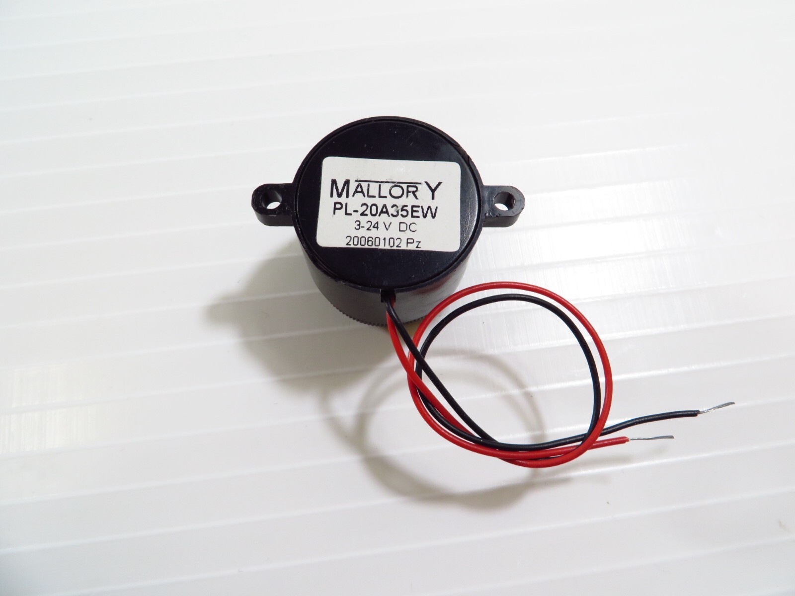 Mallory Sonalert PL-20A35EW, Indicator, Piezoelectric Alarm, 3-24V DC