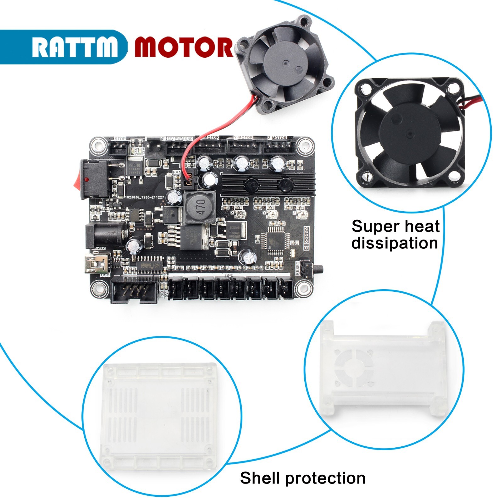 〖USA〗3 Axis GRBL Control Board Laser Controller 3018 pro CNC Router Control Card