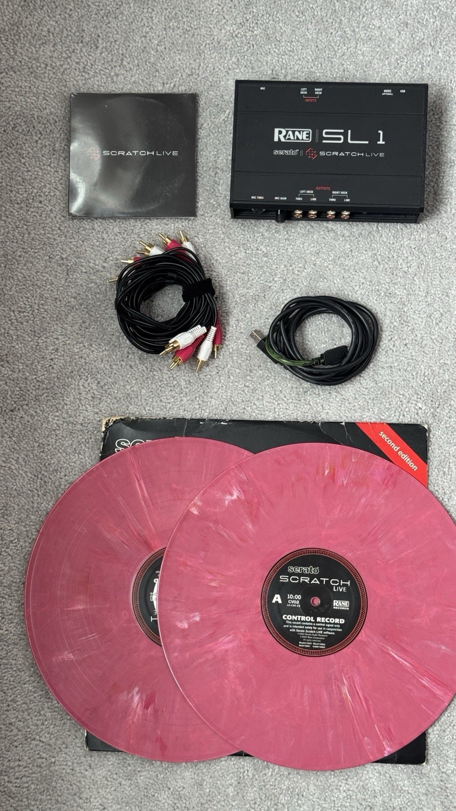 Rane SL1 Serato Scratch Live DVS Interface w/ Control Vinyl, CD & Cables