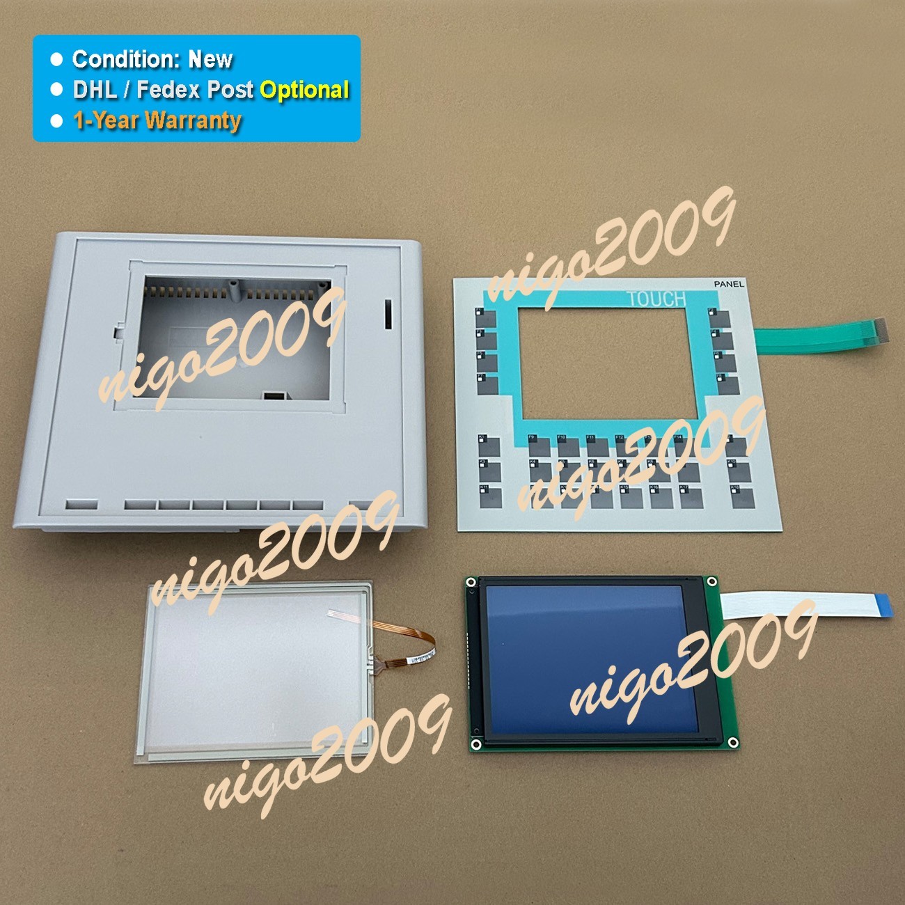 For SIEMENS OP177B 6AG1642-0DA01-4AX1 LCD Display Touch Screen Membrane Plastic