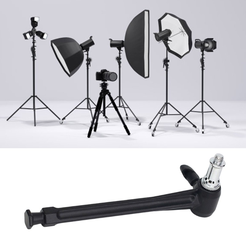 Quick Setups Hexagonal Clamp Arm With Adjustable Extension Rod For Studio Light