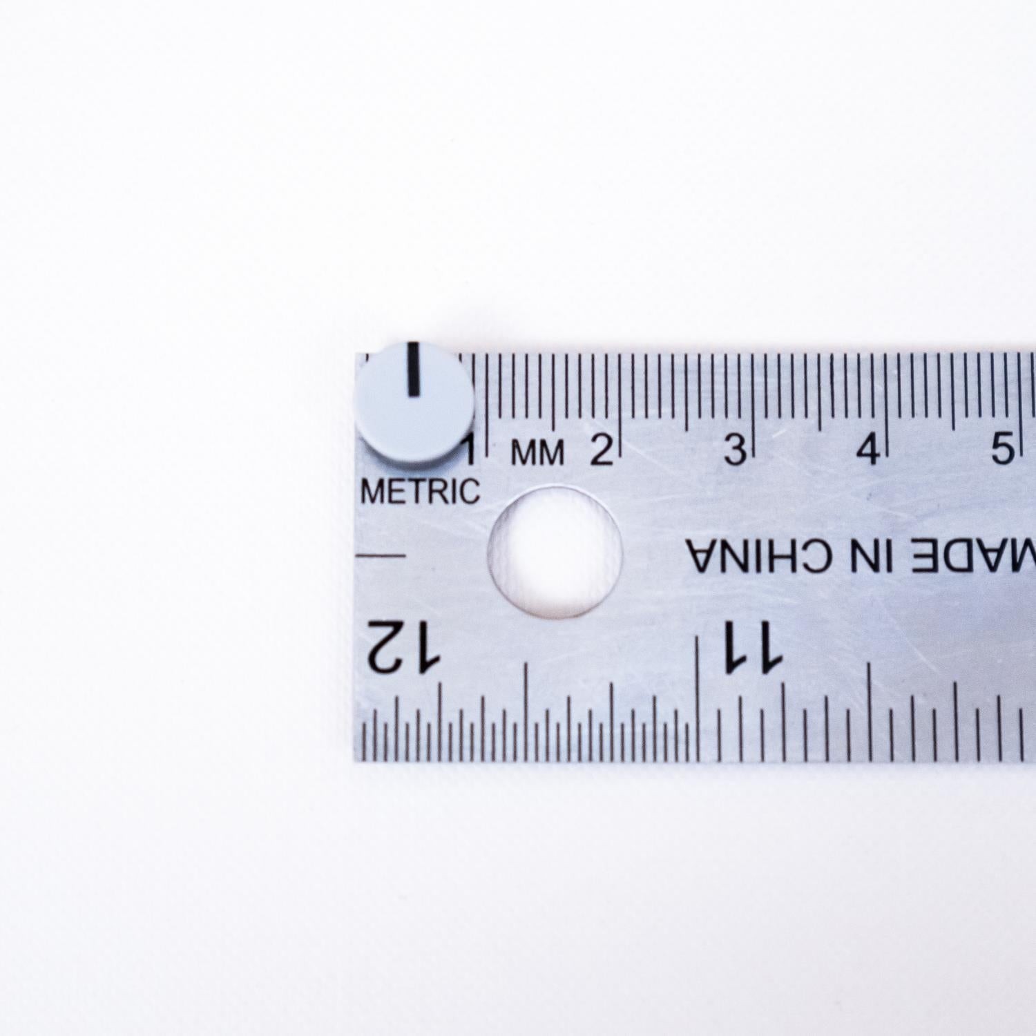 9mm Black Knob with Gray Cap for Buchla 297, 207e, 227e, 281e, 296e Modules