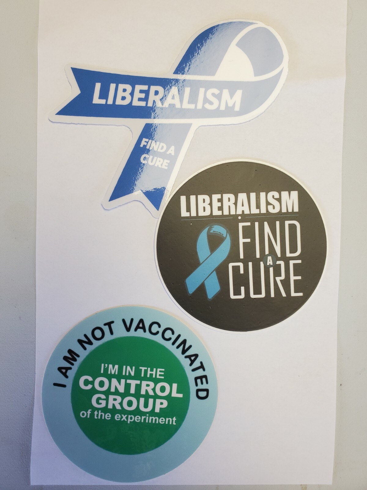 Vaccine Salesman 💉 ARREST FAUCI VARIETY PACK LOT OF 3 stickers