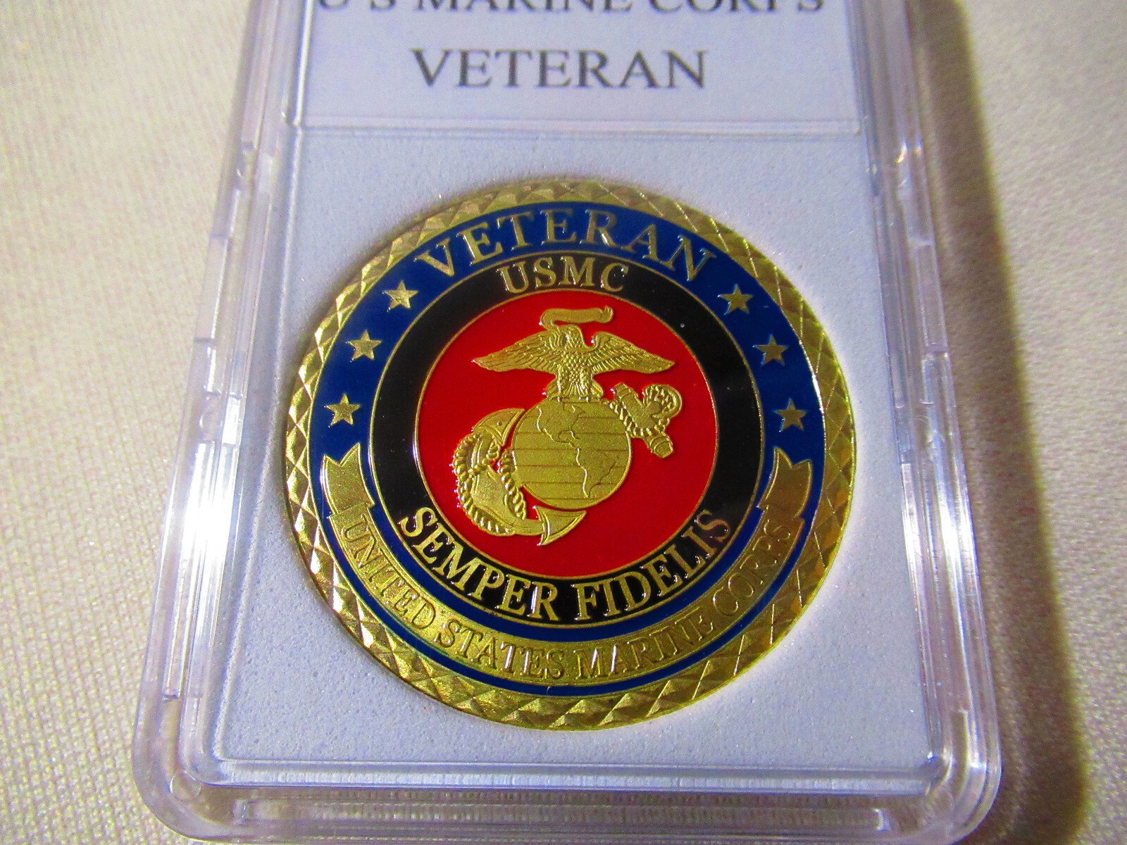 US MARINE CORPS VETERAN Challenge Coin