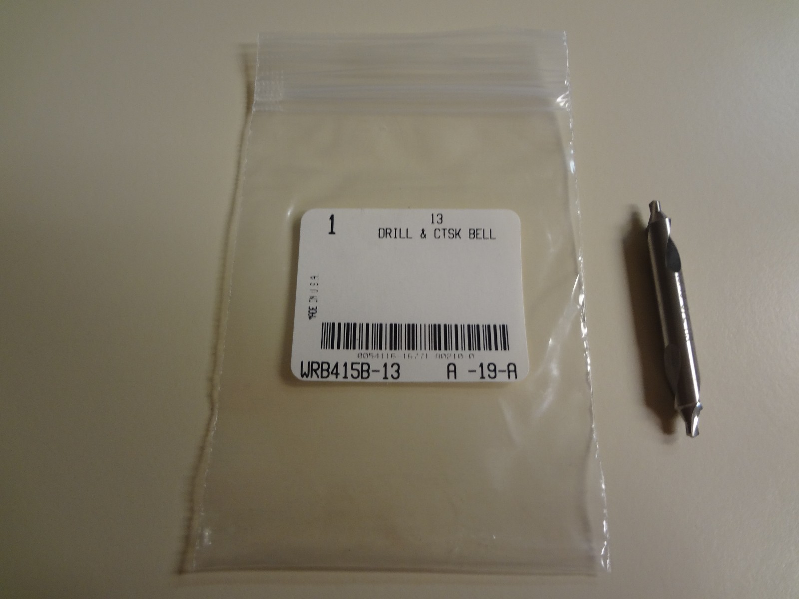 #13 Bell Combined Drill & Countersink HS, Chicago Latrobe USA-NEW- Sold by each