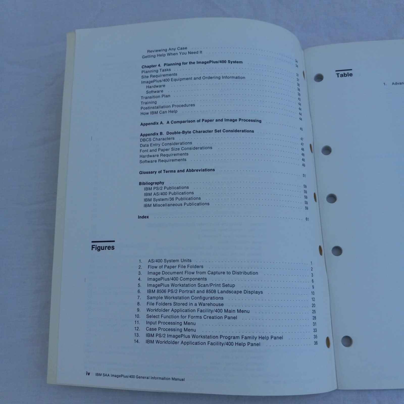 1991 2nd Ed IBM SAA ImagePlus GENERAL INFO MANUAL AS/400 Guide 64pg