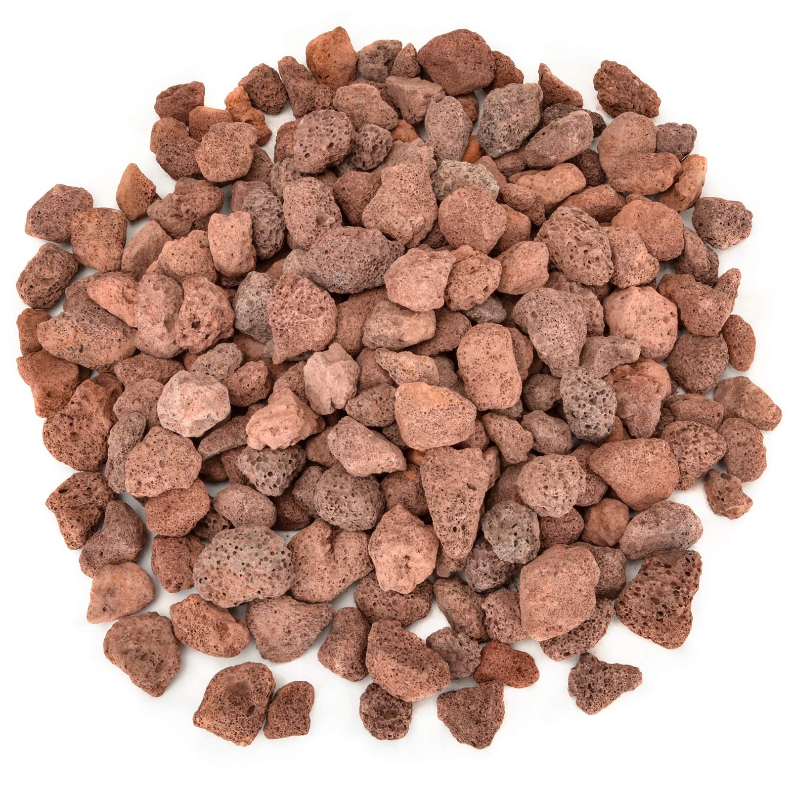 Stanbroil Red Lava Rock Granules for Gas Log Sets and 0.8"-1.2",