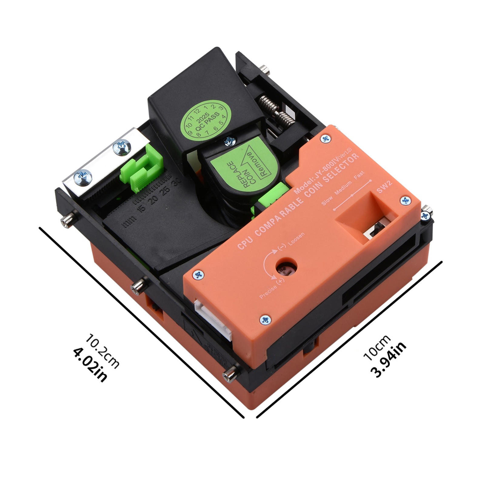JY-800 CPU Comparable Coin Entry Selector Arcade Token Acceptor For Laundry Room