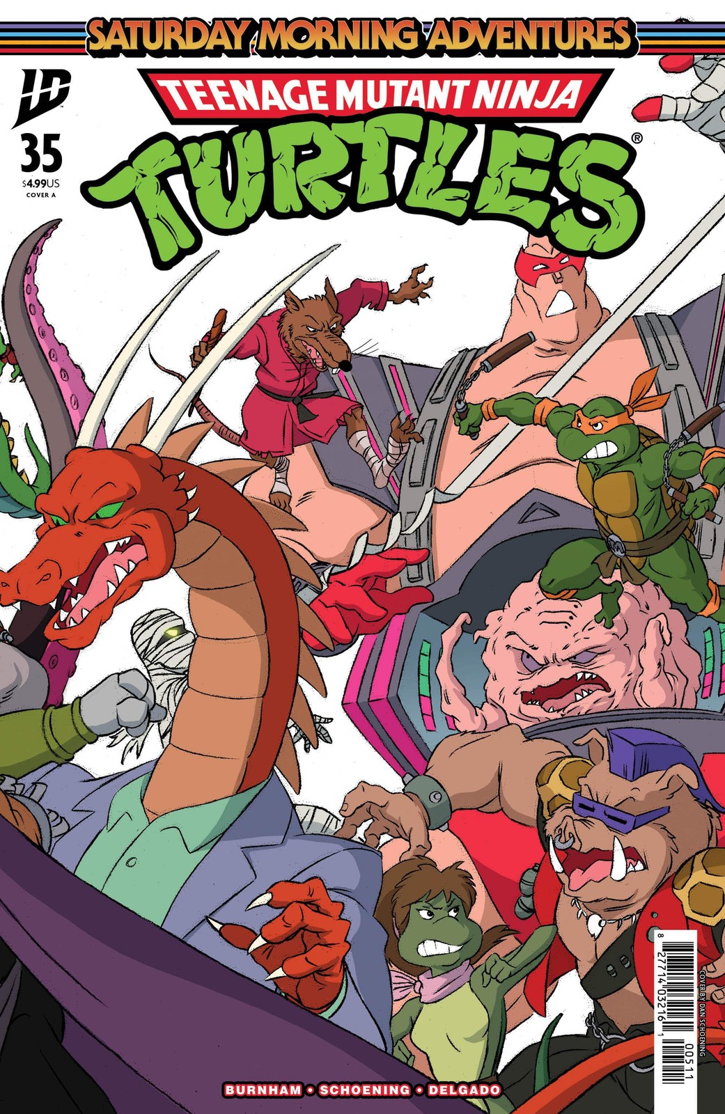 Teenage Mutant Ninja Turtles: Saturday Morning Adventures #35 Cover A (Schoening