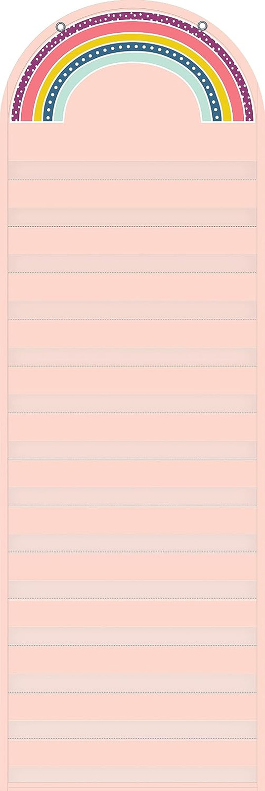 Oh Happy Day Rainbow 14 Pocket Chart (13" X 39")
