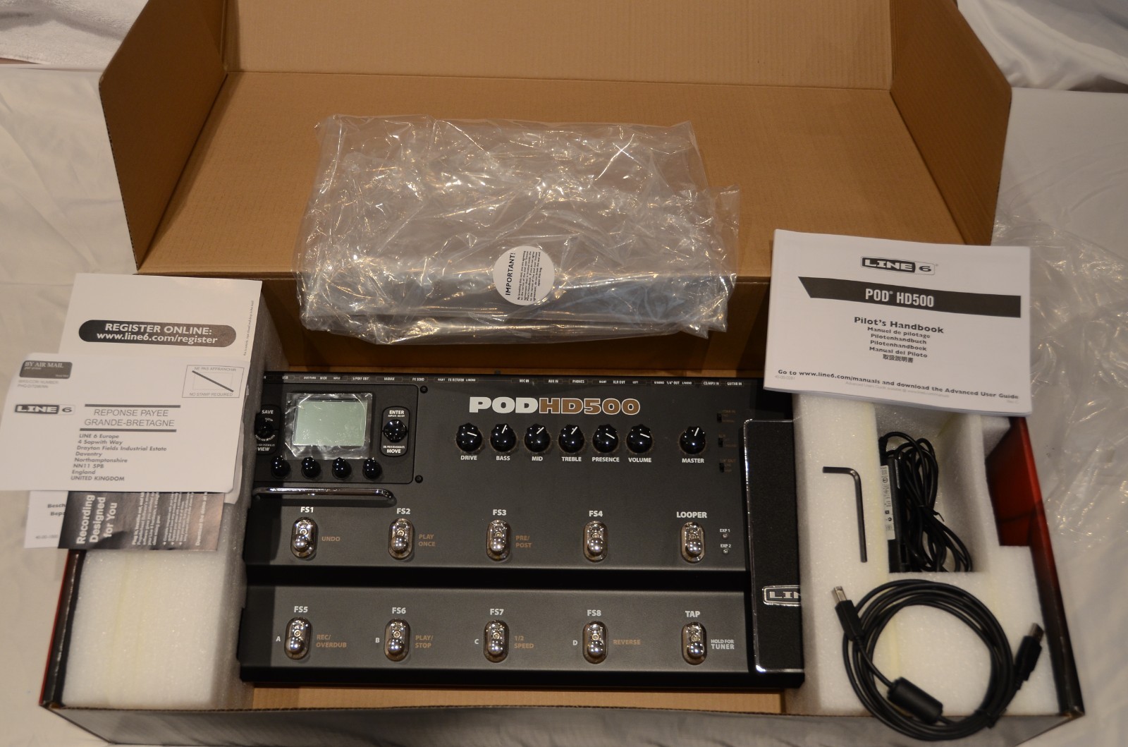 Line 6 pod HD500 Multi-Effects Guitar Pedal