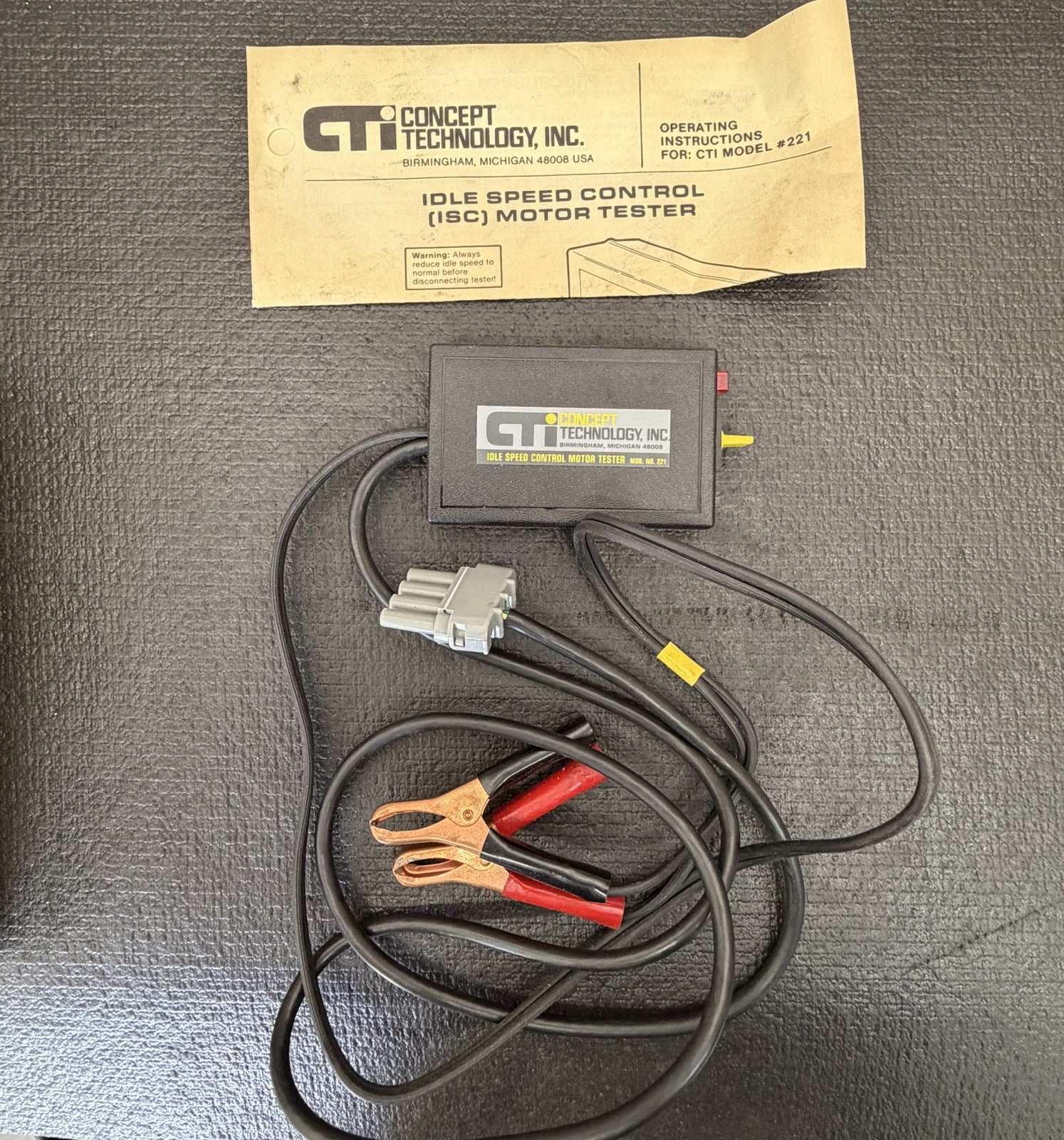 CTI IDLE Speed Control Tester Cti221