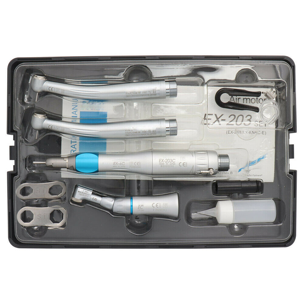 Low High Handpiece Kit EX203C Set Low High speed TU Air Turbine 2Hole B2 Dental