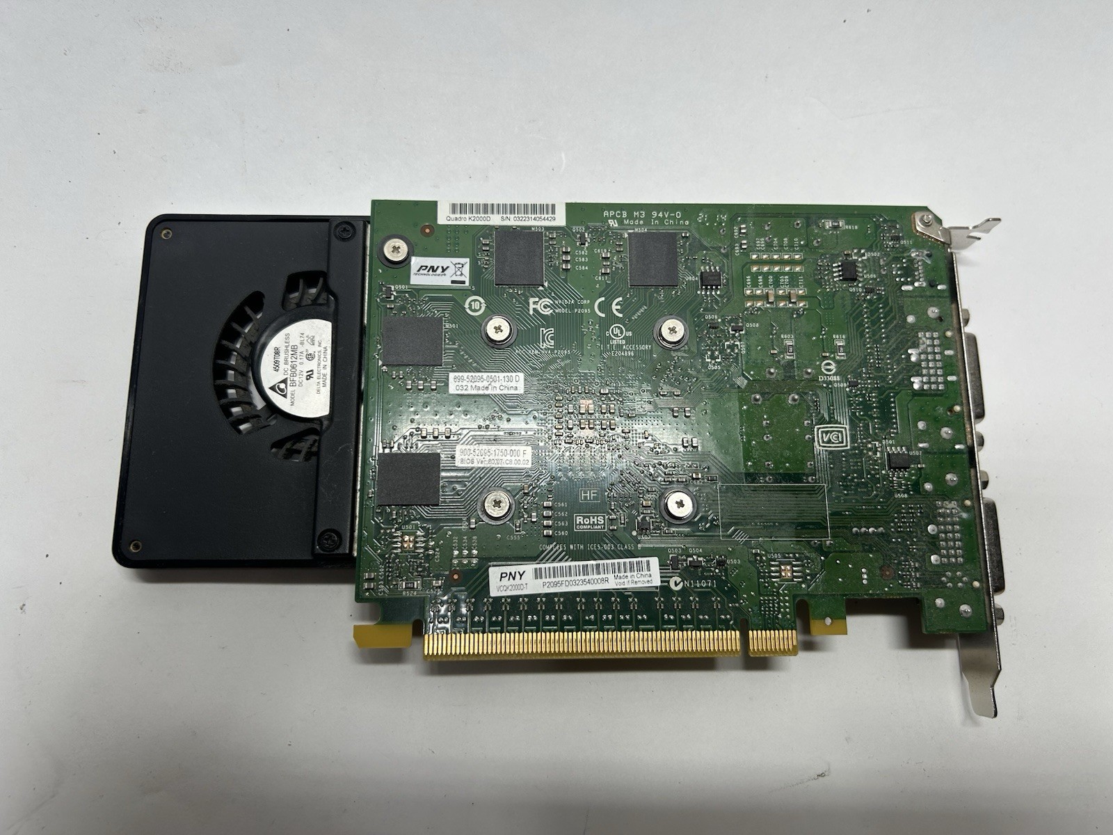 Nvidia Quadro K2000D 2GB GDDR5 Graphics Video Card GPU