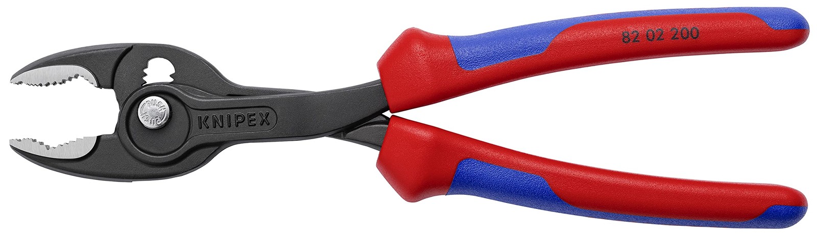 Knipex TwinGrip Adjustable Front Grip Plier Black onesize, Plastic Coated