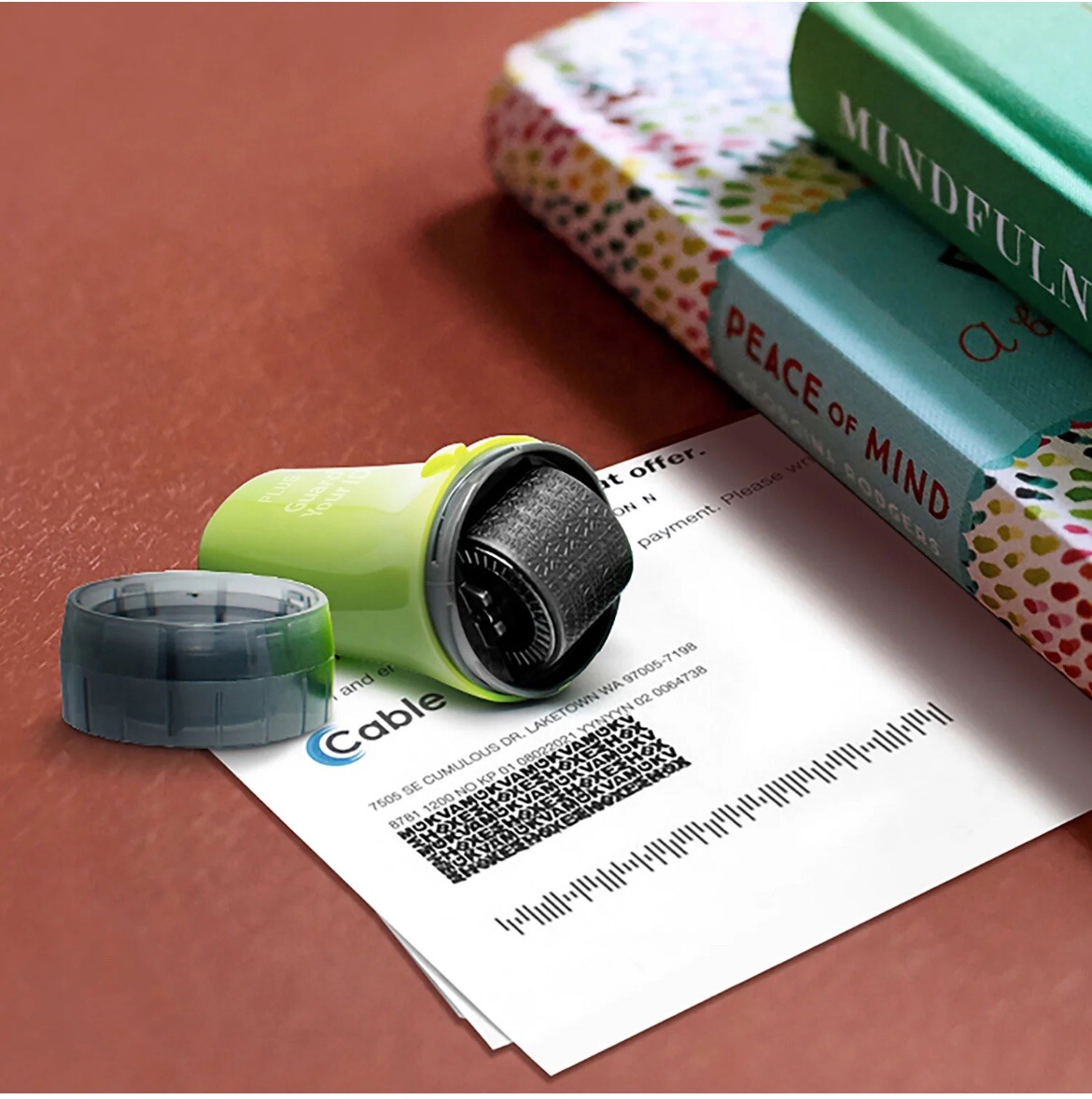 Guard YourID Your ID Advanced Security Stamp With Black Ink Unique Office Supply