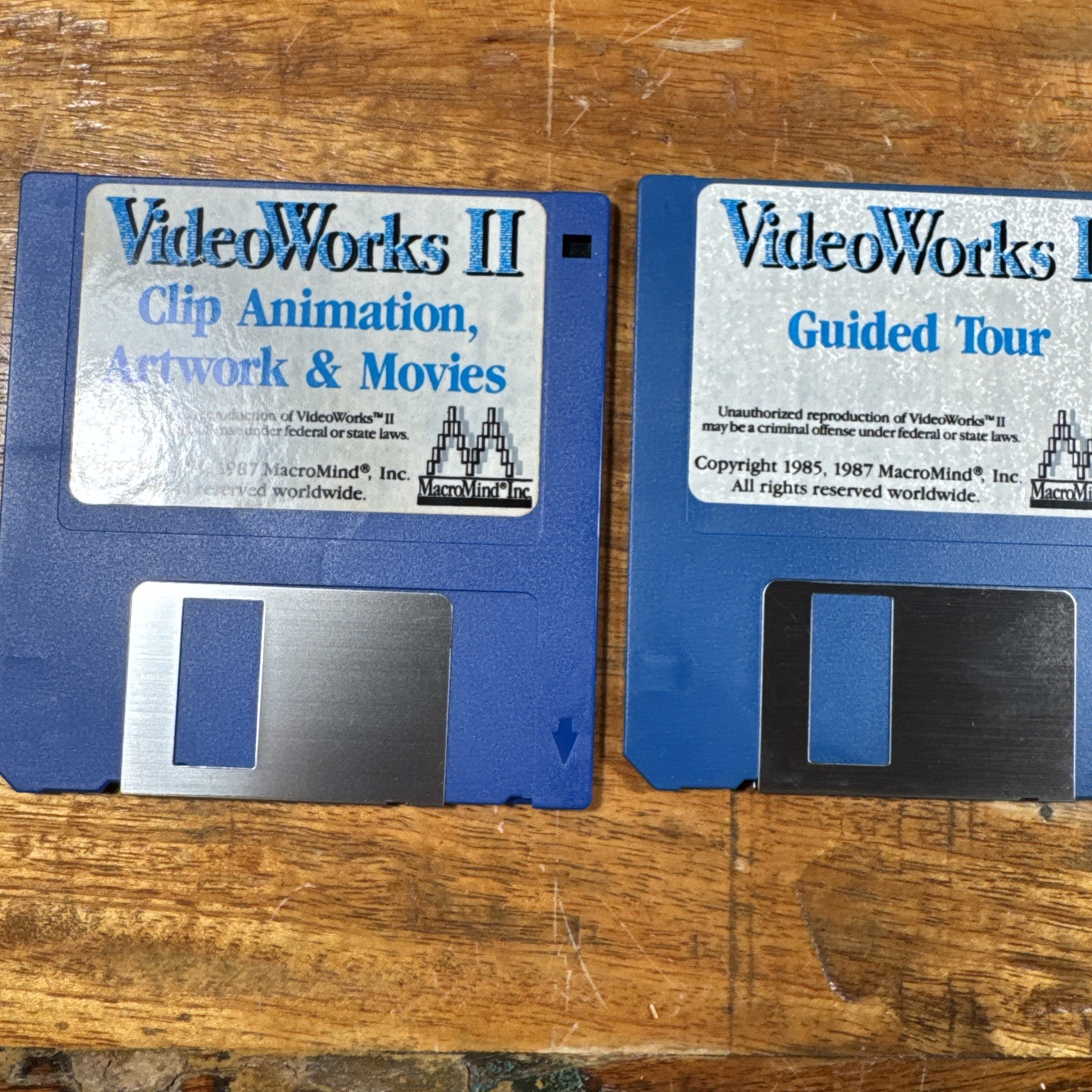 Macromind VideoWorks 2 Vintage Macintosh Software 1980s Retro Programing