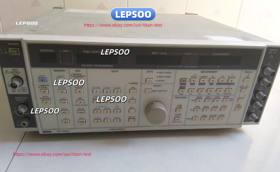 1pcs levear VP-7782D Audio Analyser&