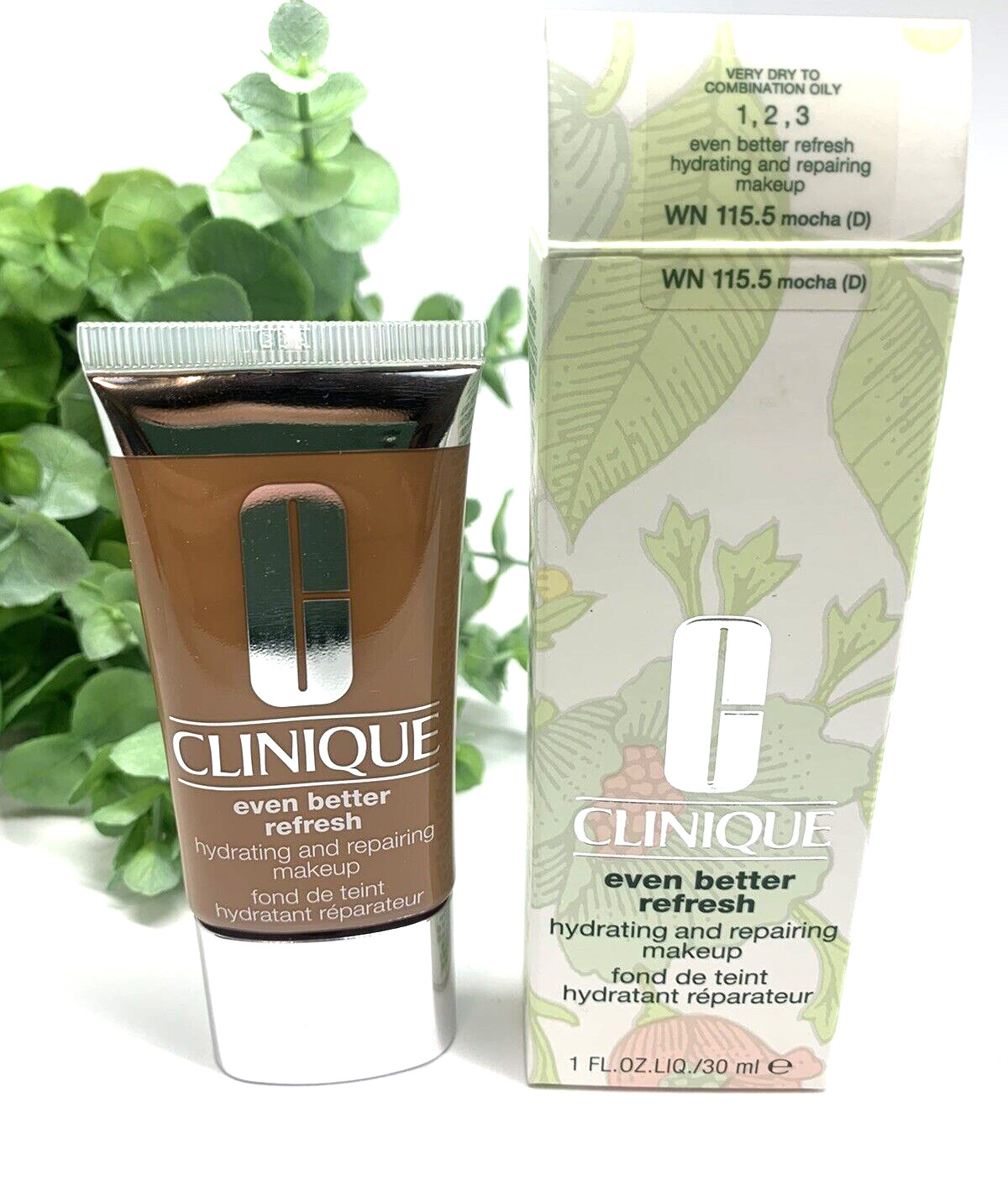 Clinique Even Better Refresh Hydrating Foundation 30ml #WN 115.5 MOCHA (D) NIB