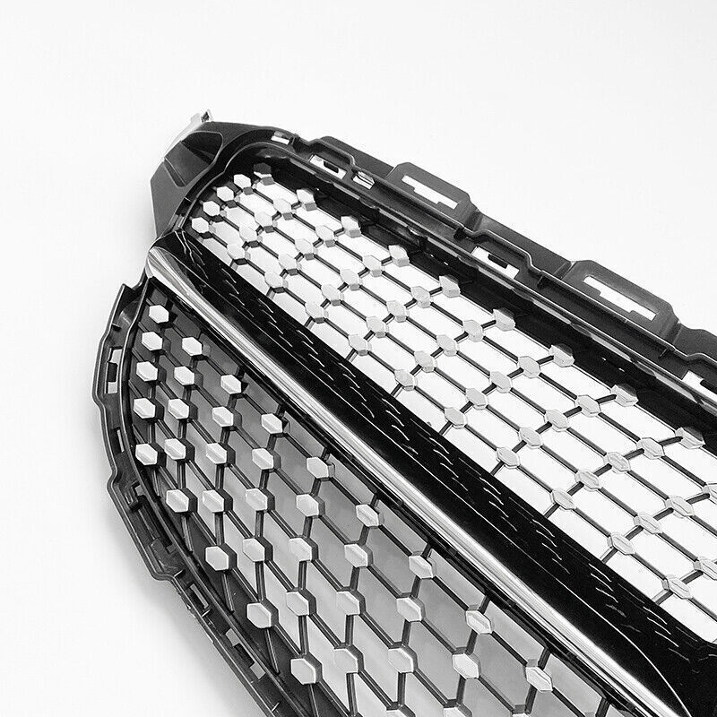 Front Bumper Grill Grille For Mercedes Benz 2015-2018 W205 C250 C180 C200 C300