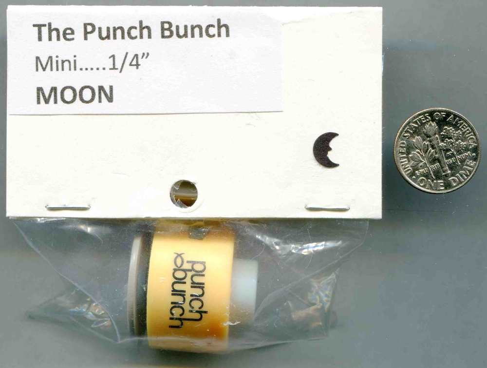 Mini MOON Paper Punch by Punch Bunch Quilling-Scrapbook-Cardcraft NIP