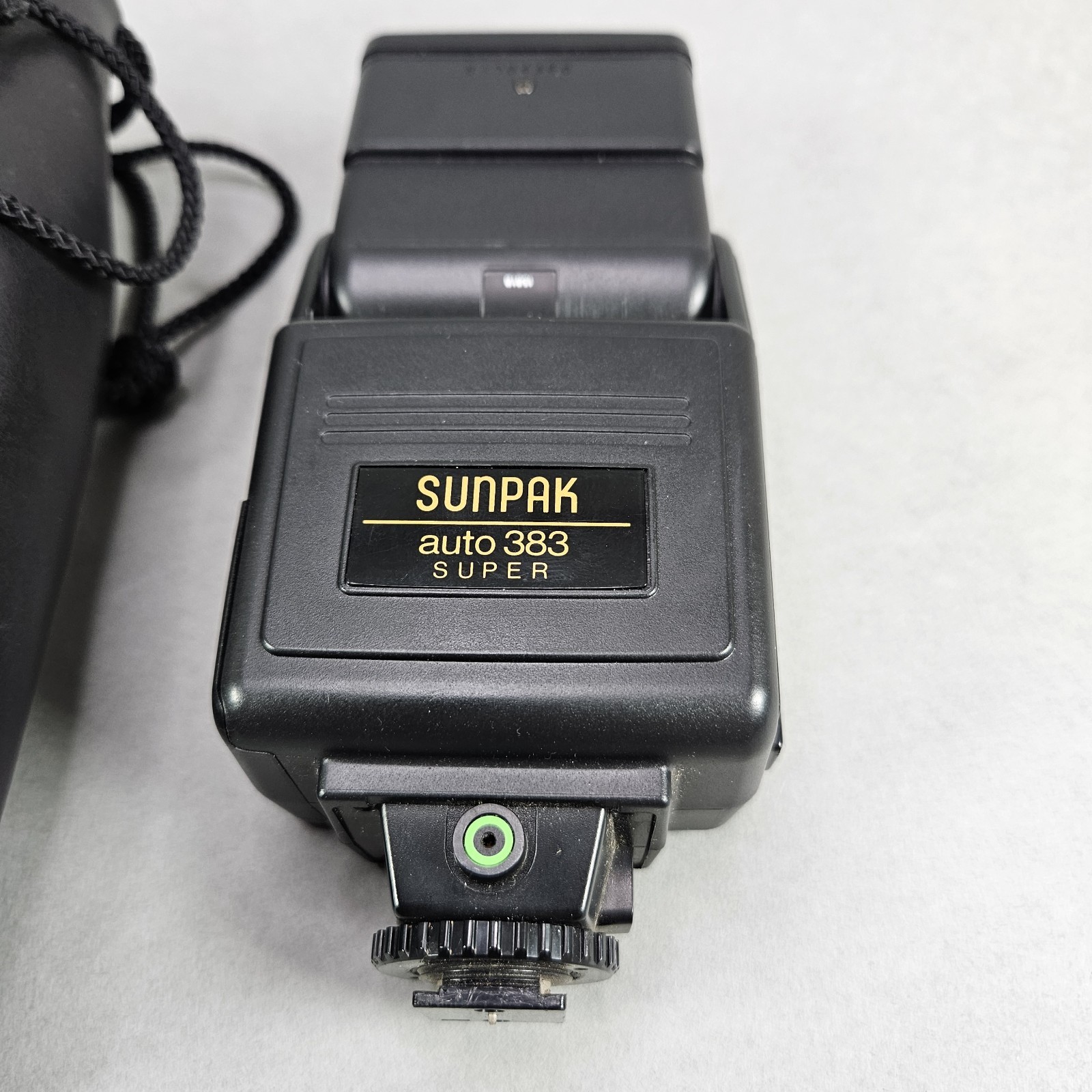 Sunpak Auto 383 Super Shoe Mount Flash Tested Works
