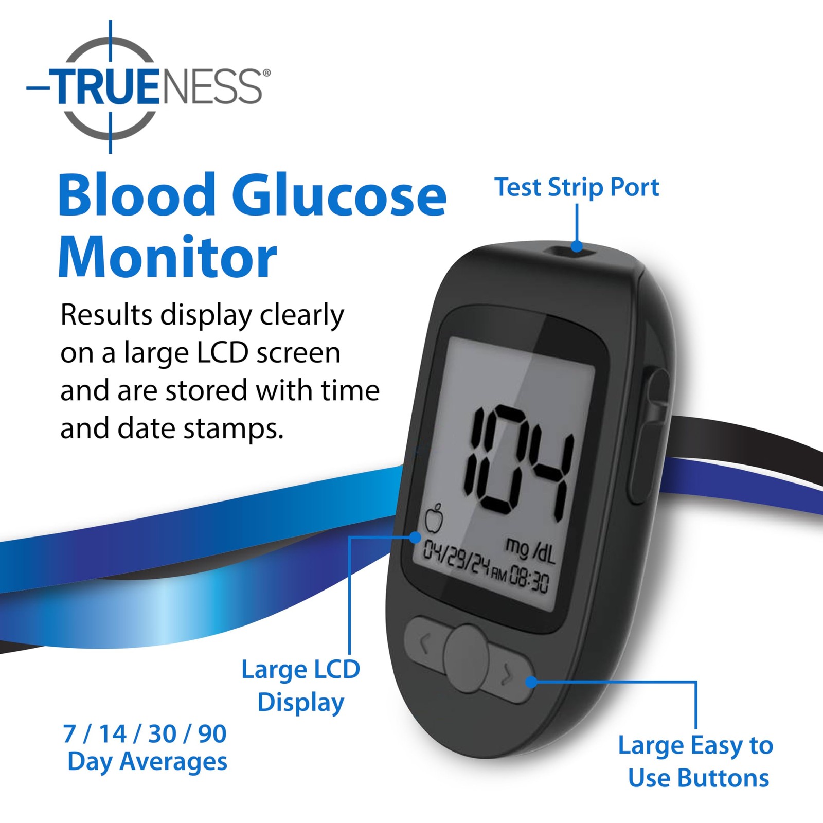 TRUENESS Blood Glucose Meter Bundle -