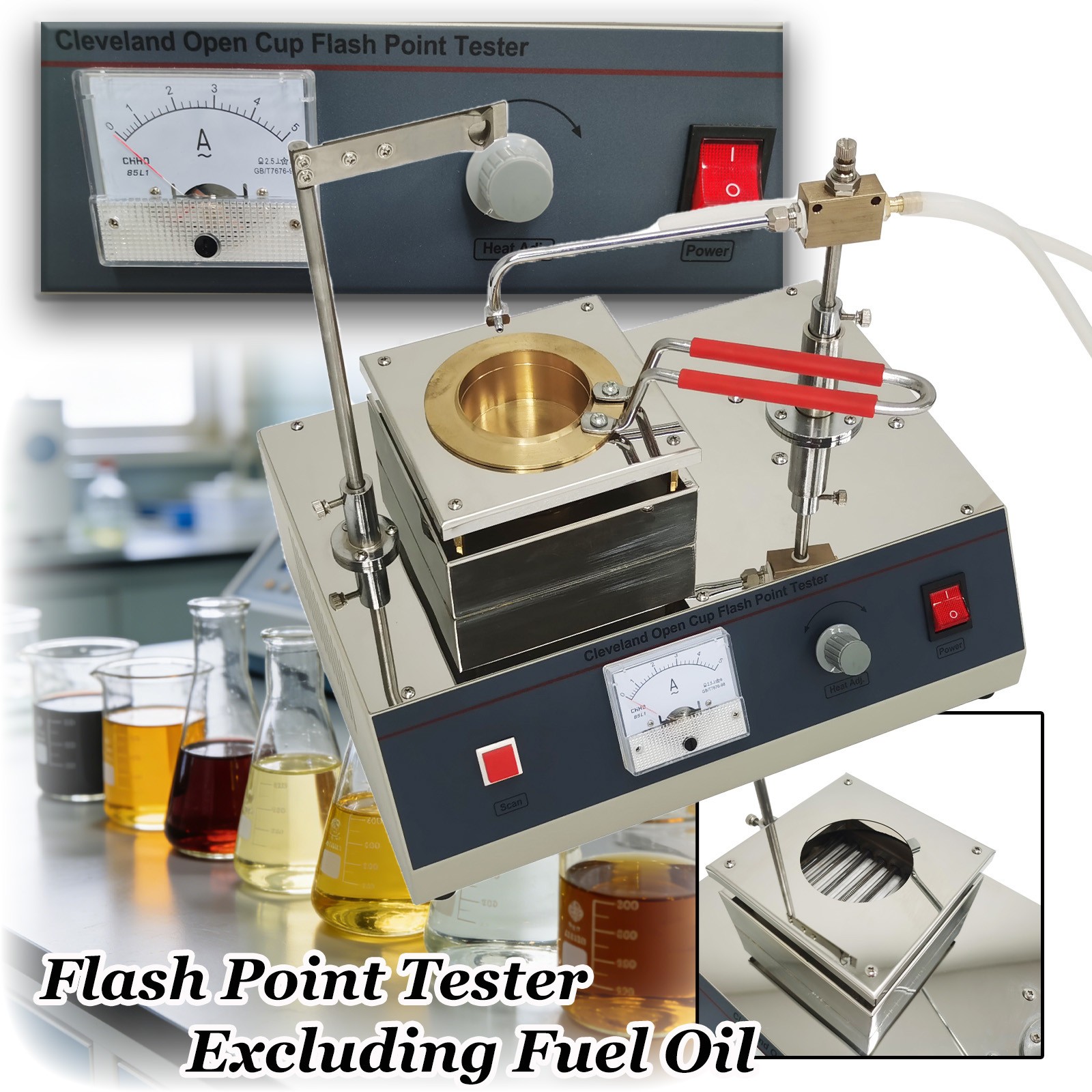 Cleveland Open Cup Digital Flash/Fire Point Tester Automatic Ignition Tester