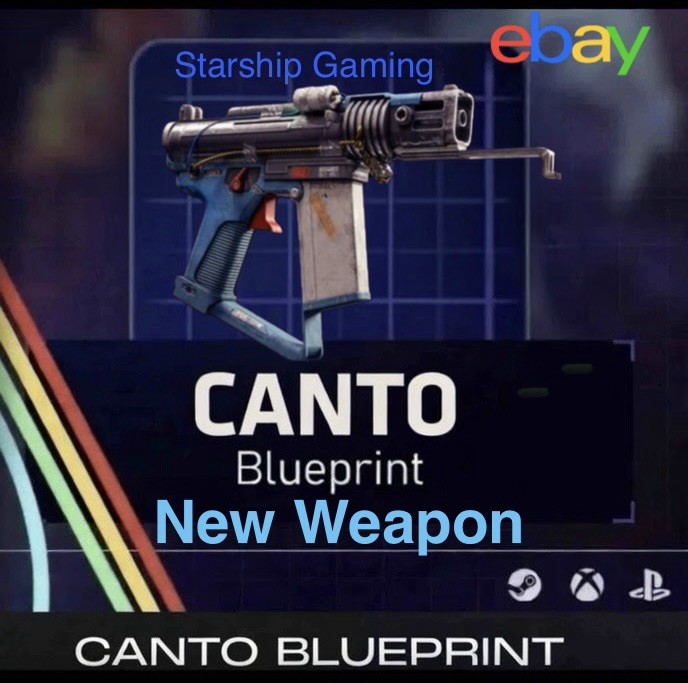 ✨ Arc Raiders - CANTO Blueprint ⚔️ NEW WEAPON ⚔️ Fast & Trusted USA Seller.