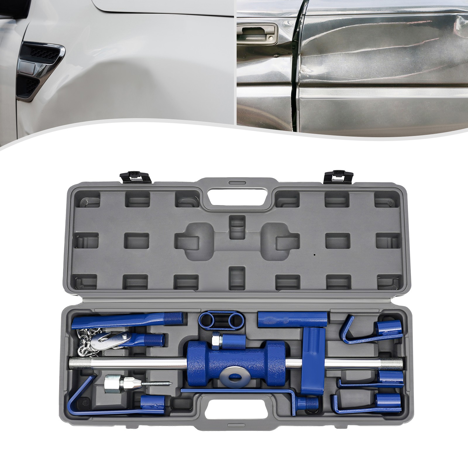 New Dent Puller Automotive Hammer Puller Frame Set Slide Hammer Dent Puller Set