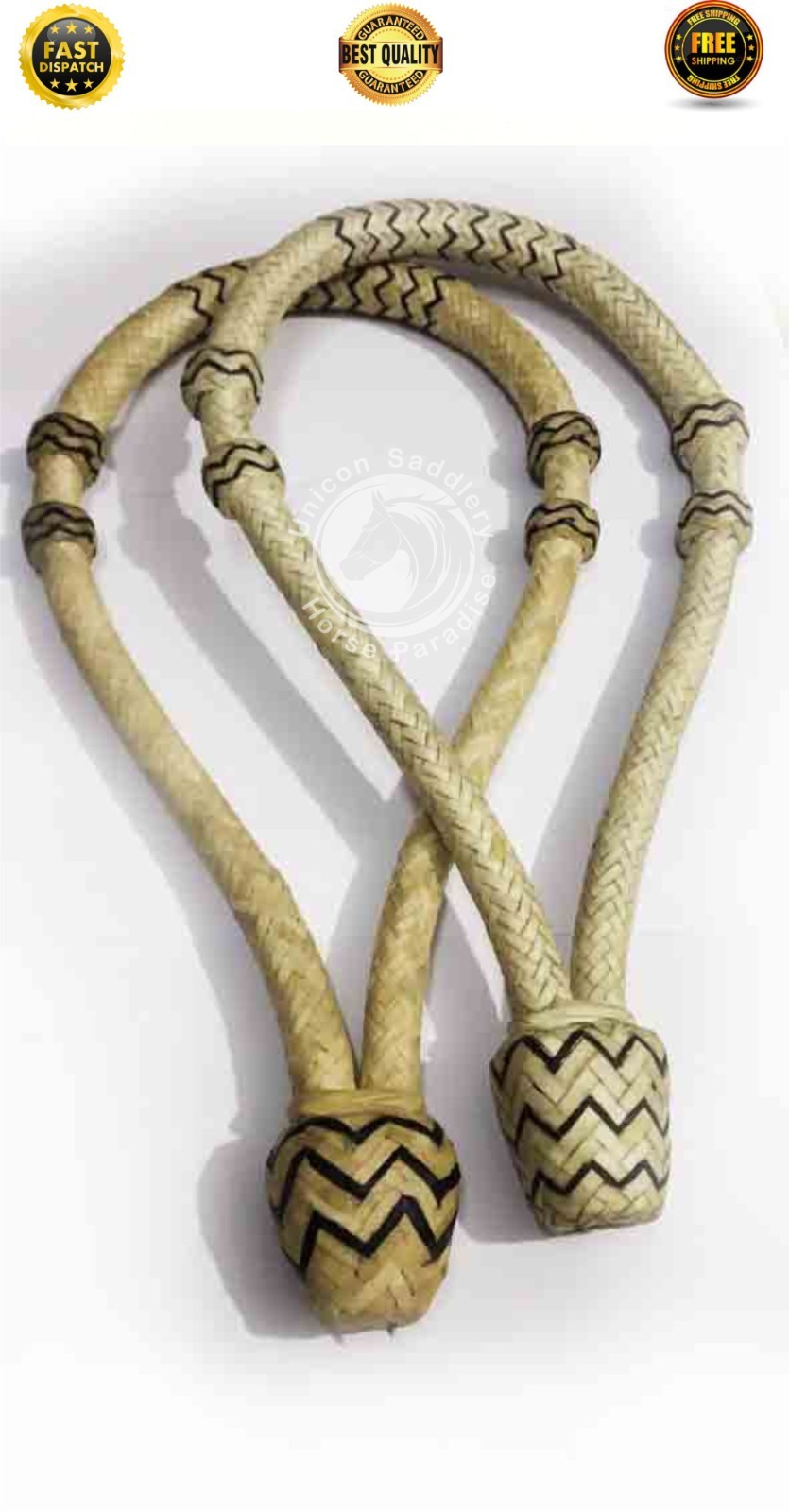 Hand Braided Rawhide 5/8 Bosal with Free Shipping